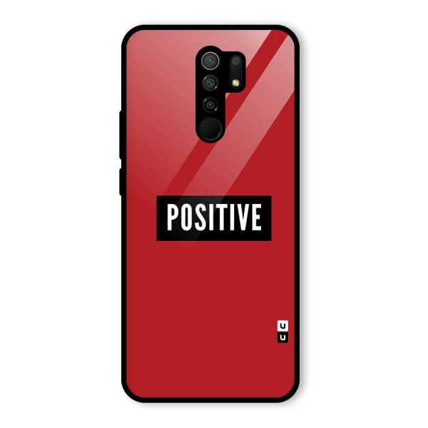 Stay Positive Glass Back Case for Redmi 9 Prime