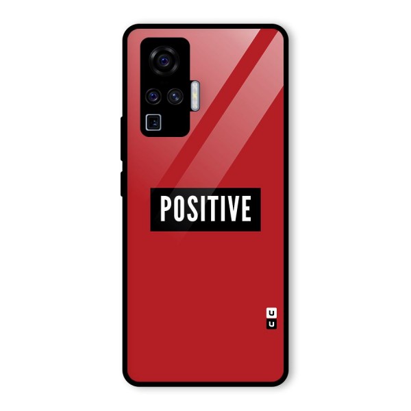 Stay Positive Glass Back Case for Vivo X50 Pro