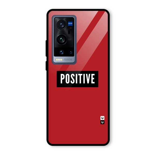 Stay Positive Glass Back Case for Vivo X60 Pro Plus