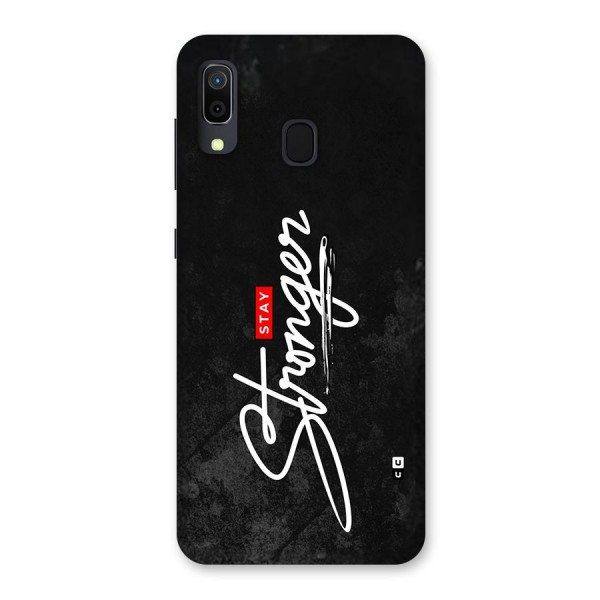 Stay Stronger Back Case for Galaxy A20