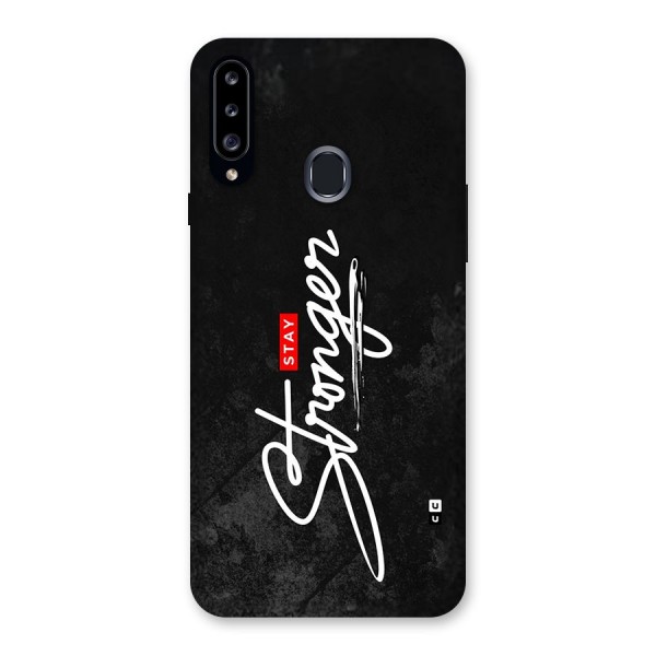 Stay Stronger Back Case for Galaxy A20s