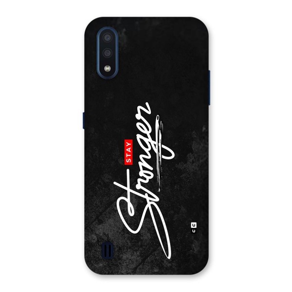 Stay Stronger Back Case for Galaxy M01