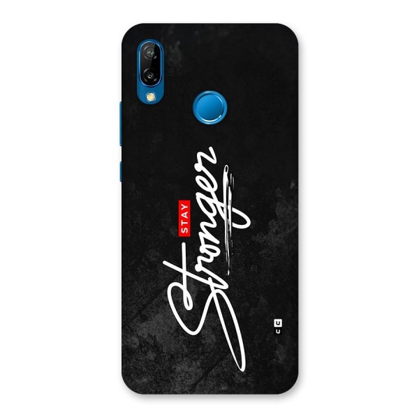 Stay Stronger Back Case for Huawei P20 Lite