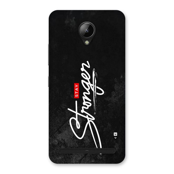 Stay Stronger Back Case for Lenovo C2