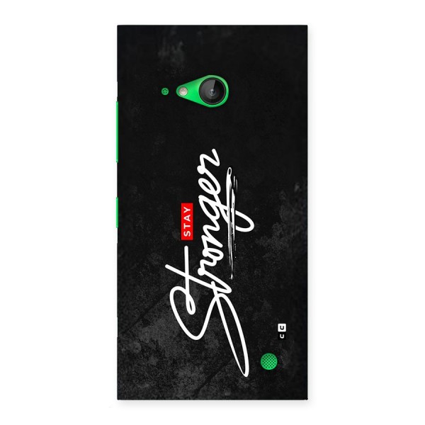 Stay Stronger Back Case for Lumia 730