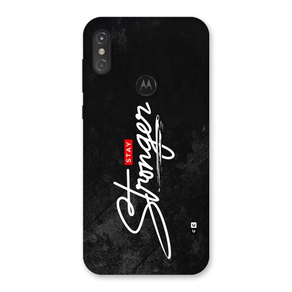 Stay Stronger Back Case for Motorola One Power