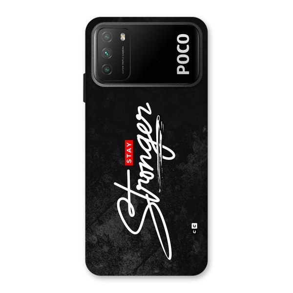 Stay Stronger Back Case for Poco M3