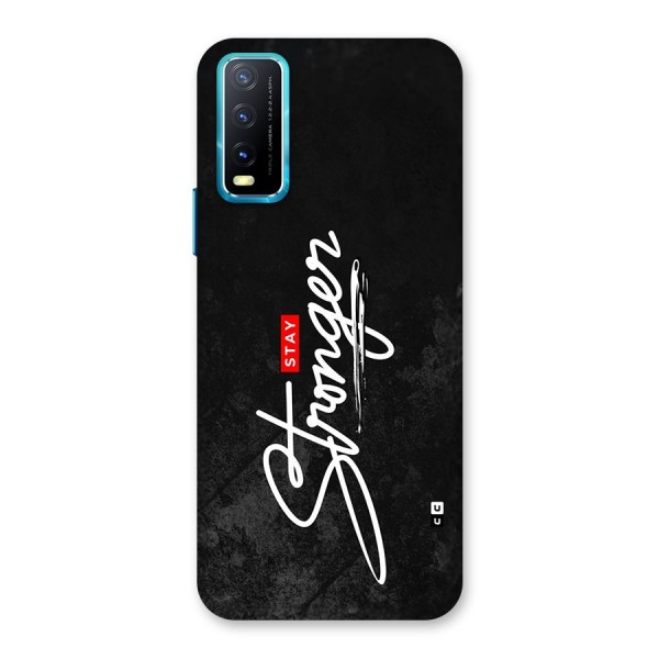 Stay Stronger Back Case for Vivo Y12s