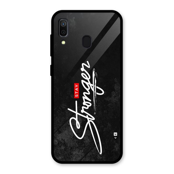 Stay Stronger Glass Back Case for Galaxy A30