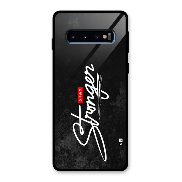 Stay Stronger Glass Back Case for Galaxy S10