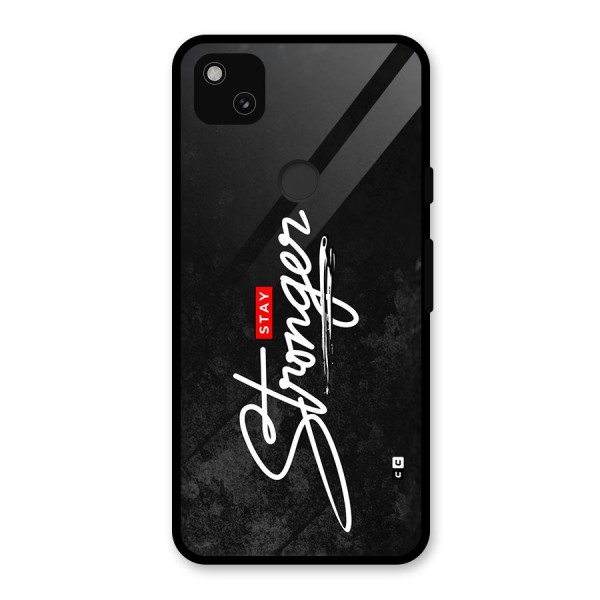 Stay Stronger Glass Back Case for Google Pixel 4a