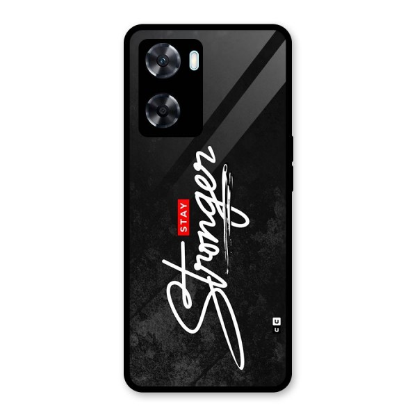 Stay Stronger Glass Back Case for Oppo A77