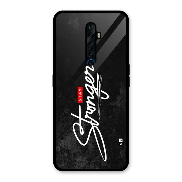 Stay Stronger Glass Back Case for Oppo Reno2 F