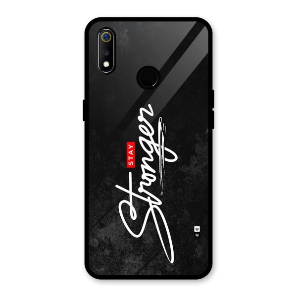 Stay Stronger Glass Back Case for Realme 3i