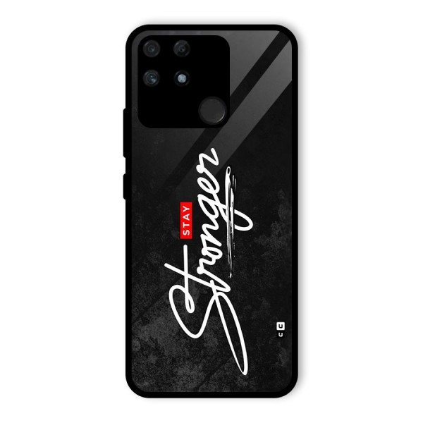 Stay Stronger Glass Back Case for Realme Narzo 50A