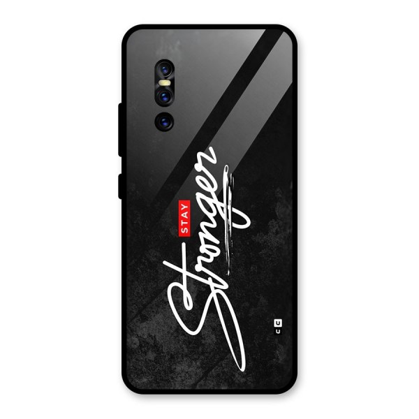 Stay Stronger Glass Back Case for Vivo V15 Pro