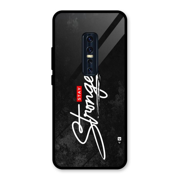 Stay Stronger Glass Back Case for Vivo V17 Pro