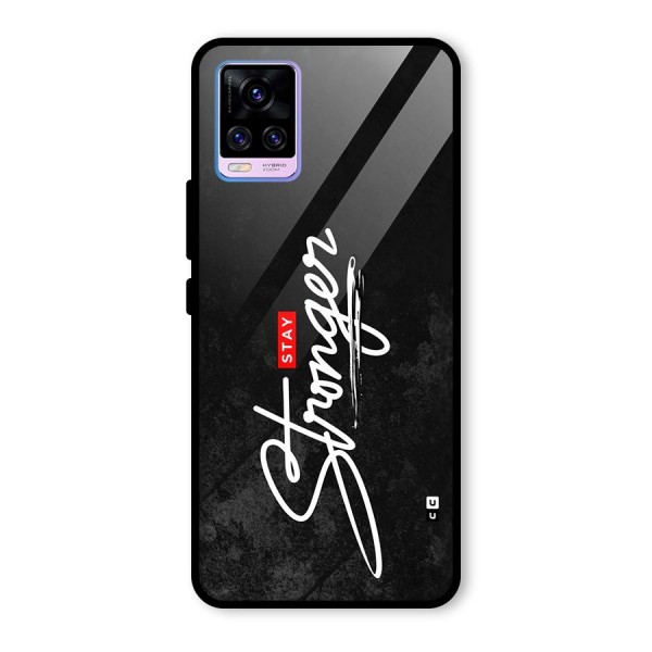 Stay Stronger Glass Back Case for Vivo V20 Pro