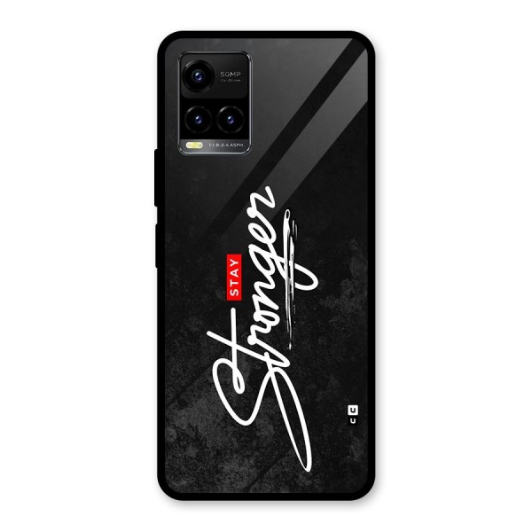 Stay Stronger Glass Back Case for Vivo Y21T