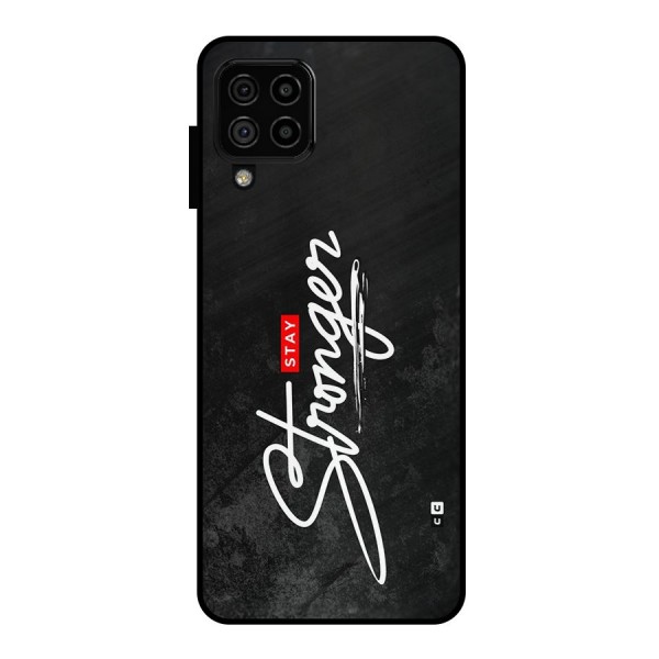 Stay Stronger Metal Back Case for Galaxy A22 4G