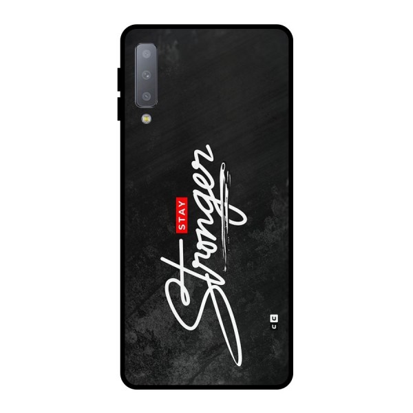 Stay Stronger Metal Back Case for Galaxy A7 (2018)