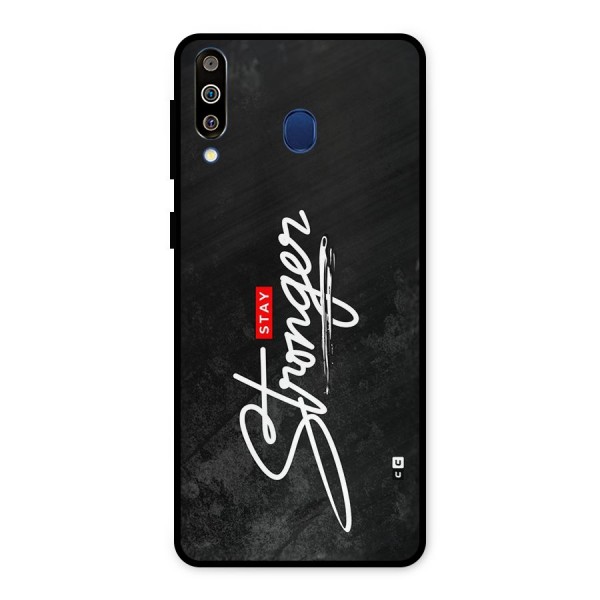 Stay Stronger Metal Back Case for Galaxy M30