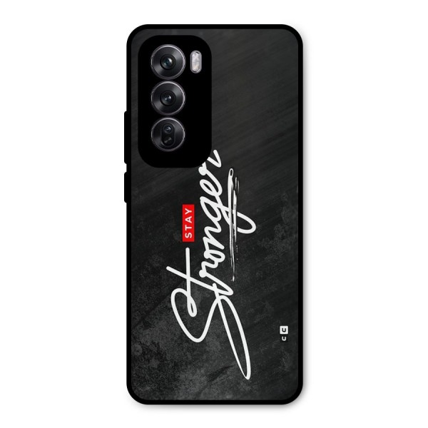 Stay Stronger Metal Back Case for Oppo Reno12 Pro