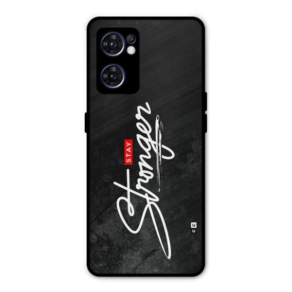 Stay Stronger Metal Back Case for Oppo Reno7 5G