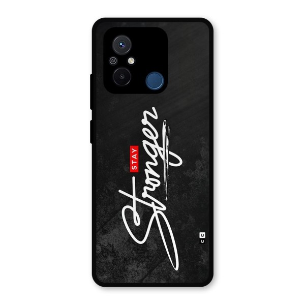 Stay Stronger Metal Back Case for Poco C55