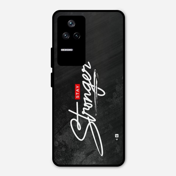 Stay Stronger Metal Back Case for Poco F4 5G