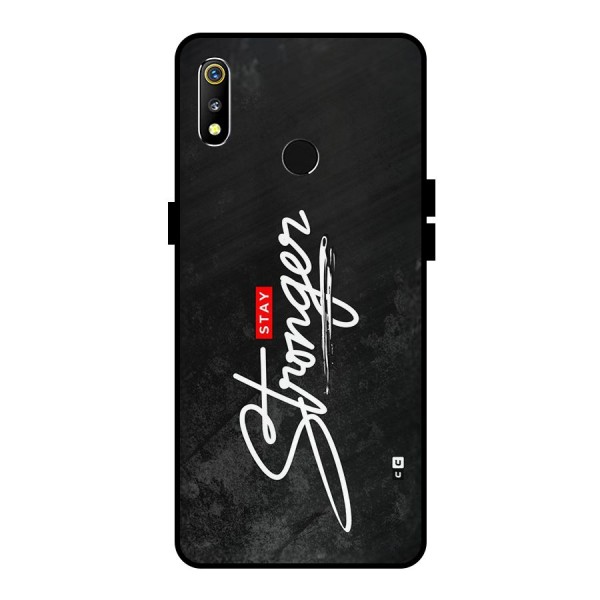 Stay Stronger Metal Back Case for Realme 3