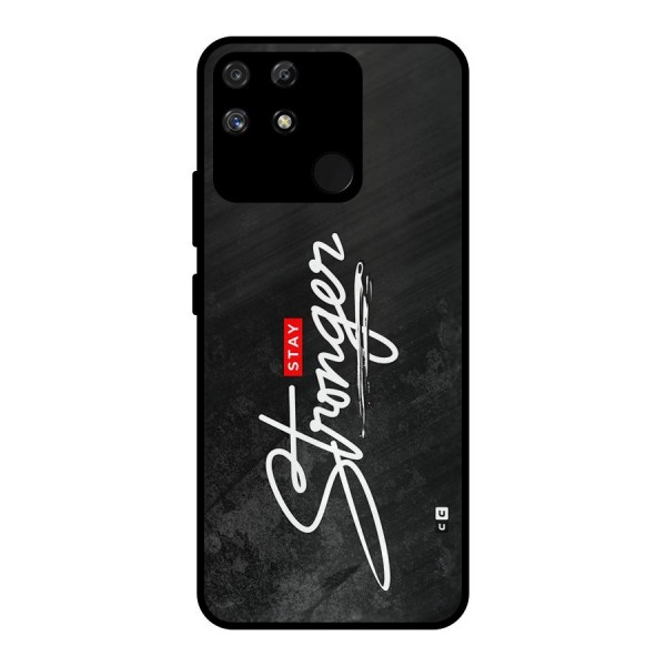 Stay Stronger Metal Back Case for Realme Narzo 50A