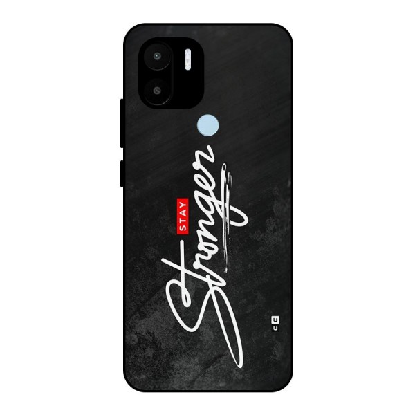 Stay Stronger Metal Back Case for Redmi A1 Plus