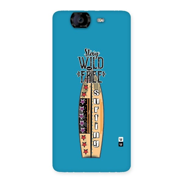 Stay Wild and Free Back Case for Canvas Knight A350