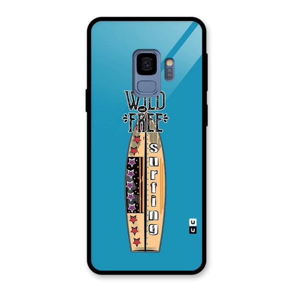 Stay Wild and Free Glass Back Case for Galaxy S9