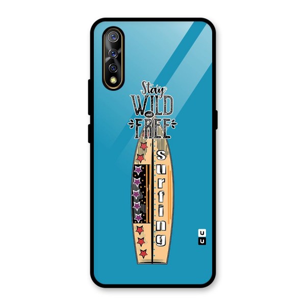 Stay Wild and Free Glass Back Case for Vivo Z1x