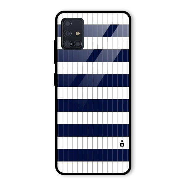 Step Stripes Glass Back Case for Galaxy A51