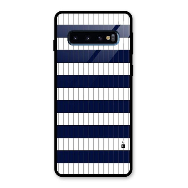 Step Stripes Glass Back Case for Galaxy S10