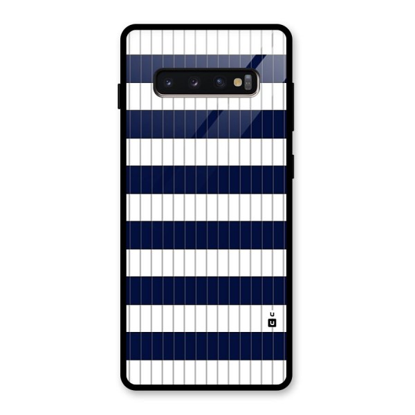 Step Stripes Glass Back Case for Galaxy S10 Plus