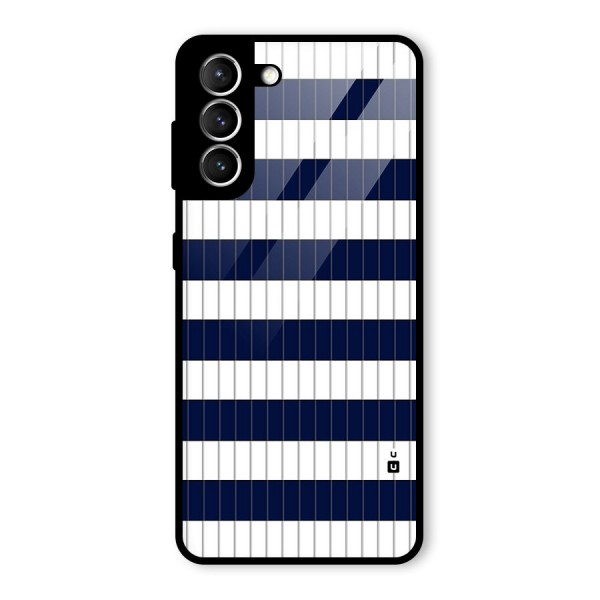 Step Stripes Glass Back Case for Galaxy S21 5G