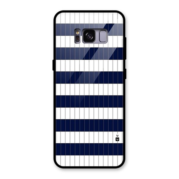 Step Stripes Glass Back Case for Galaxy S8