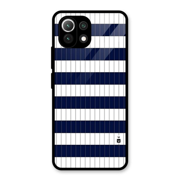 Step Stripes Glass Back Case for Mi 11 Lite