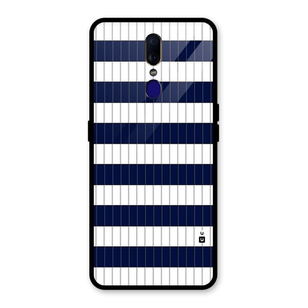 Step Stripes Glass Back Case for Oppo F11