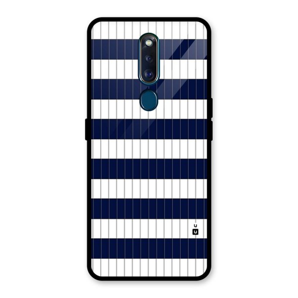 Step Stripes Glass Back Case for Oppo F11 Pro