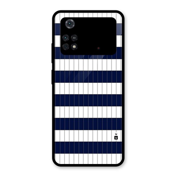 Step Stripes Glass Back Case for Poco M4 Pro 4G