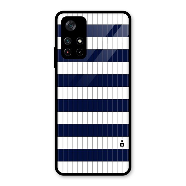 Step Stripes Glass Back Case for Poco M4 Pro 5G