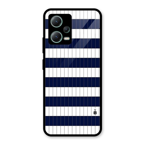 Step Stripes Glass Back Case for Poco X5