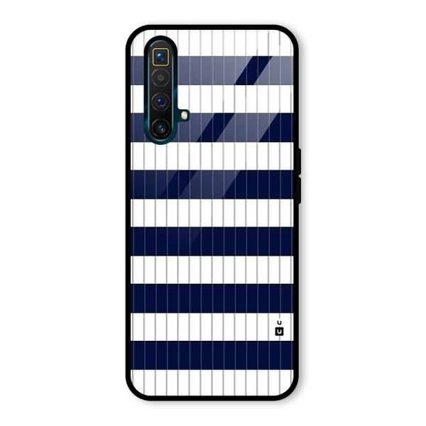 Step Stripes Glass Back Case for Realme X3 SuperZoom