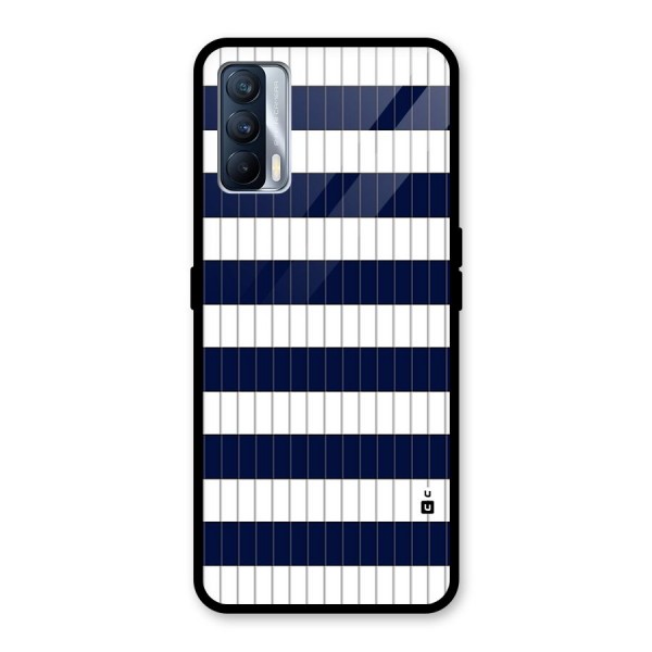 Step Stripes Glass Back Case for Realme X7