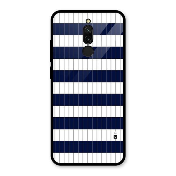 Step Stripes Glass Back Case for Redmi 8